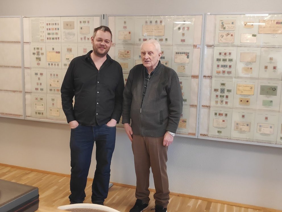 Hjalti Jóhannesson (til hægri) og Gísli Geir Harðarson (til vinstri).