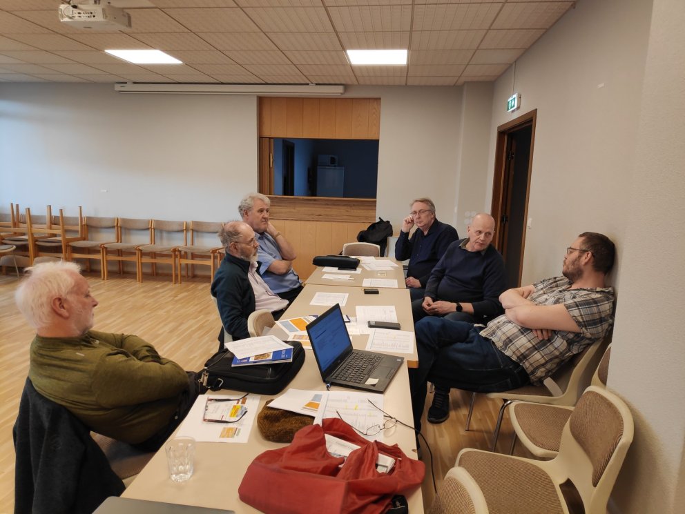 Sýningarnefnd Nordia 2023 að störfum. Ljósm. Brynjólfur